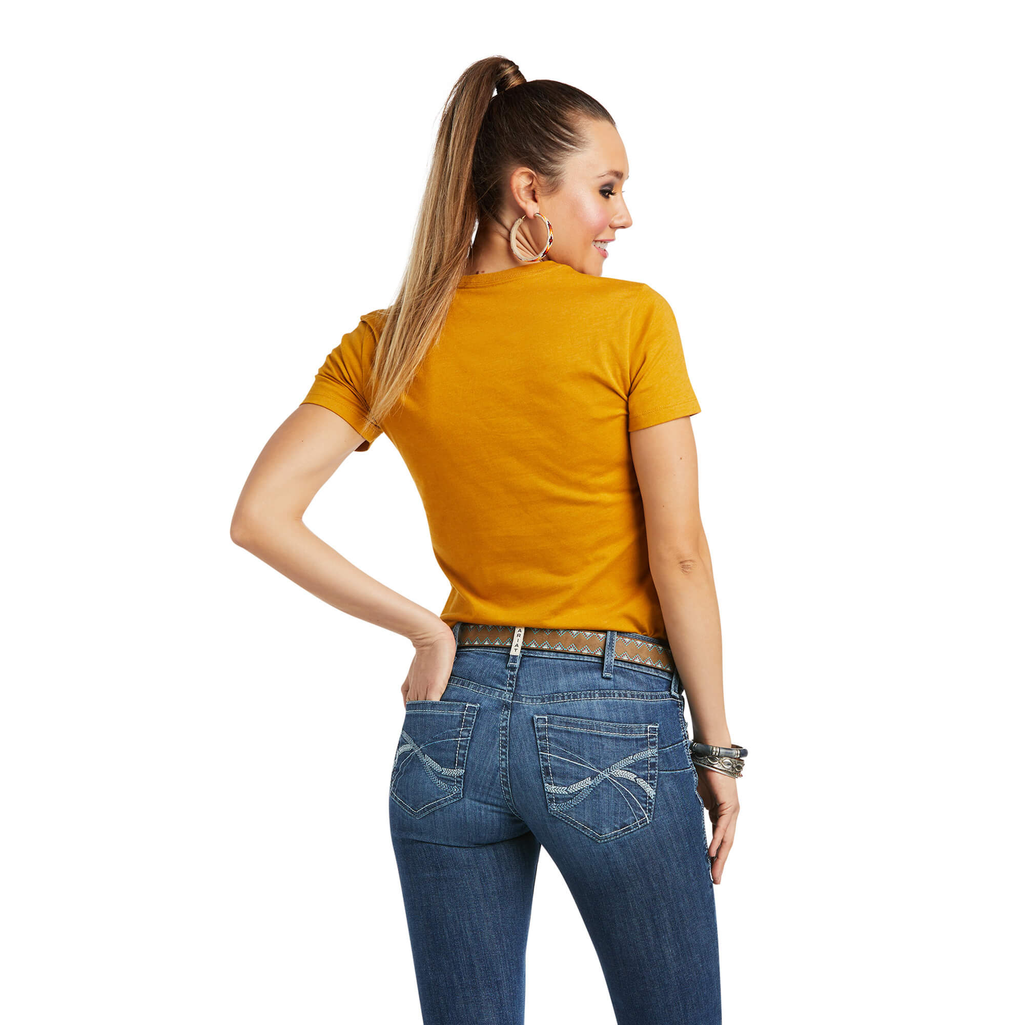 Ariat Womens Farm Girl Graphic Short Sleeve T-Shirt