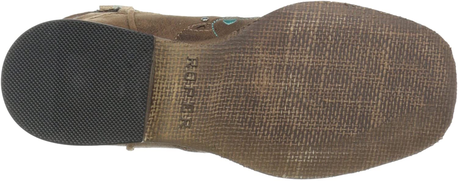 Roper Girls Toddler Hearts Square Toe Cowgirl Boots