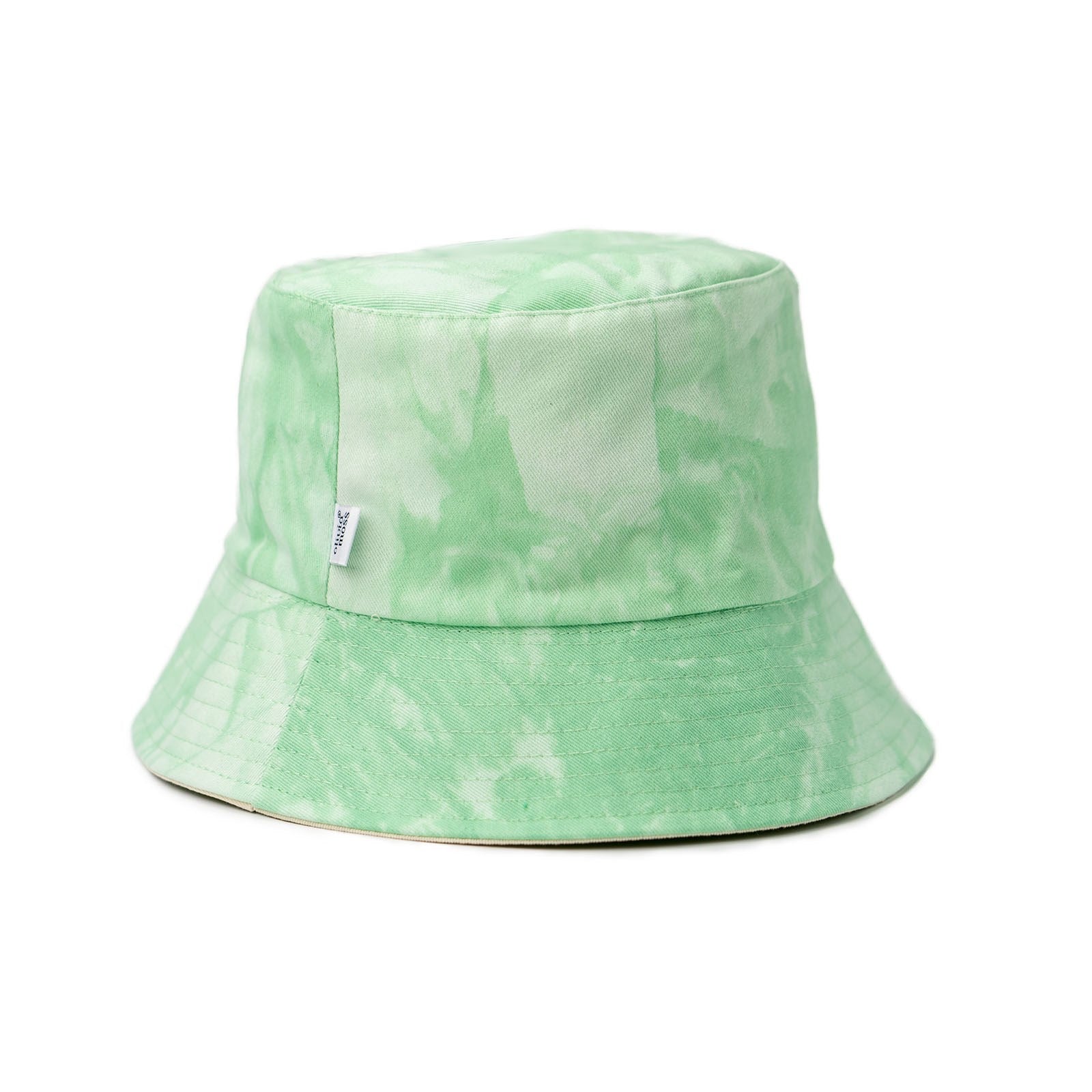 Olivia Moss High Tied Reversible Bucket Hat Open Stock