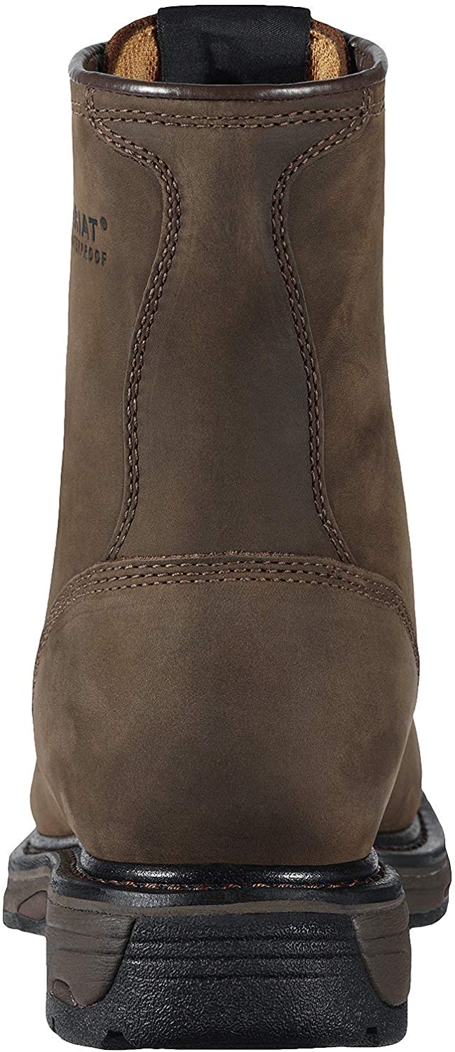 Ariat Mens Workhog 8" H2O Waterproof Leather Work Boot