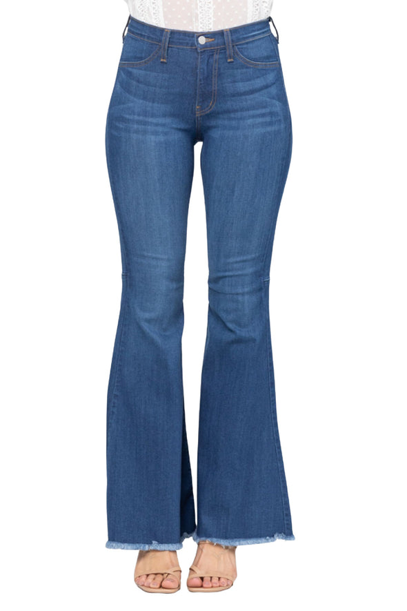 Judy Blue Womens Super Flare High Waist Denim Jeans