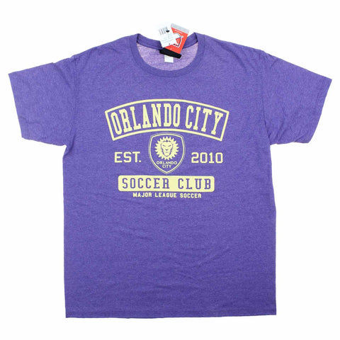 GIII Sports Men's Orlando City Soccer Club SS T-Shirt (Purple, Large)