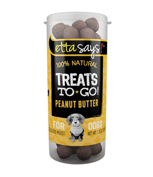 Etta Says! Treats To Go! Tasty Treats for Dogs- Peanut Butter -1.3 oz