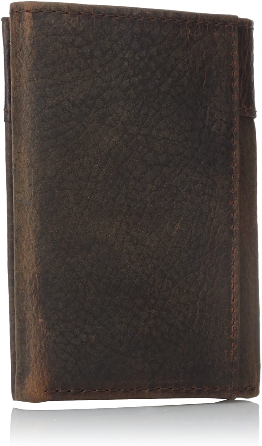 Ariat Men's Boot Embroidery Brown Tri-Fold Wallet