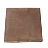 Ariat Mens Leather Embossed Shield Logo Bi-fold Wallet, Brown