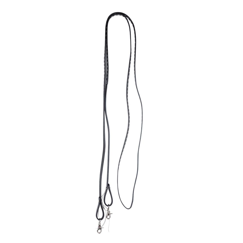Myra Bag Leather Simple Regulate Reins, Black/White