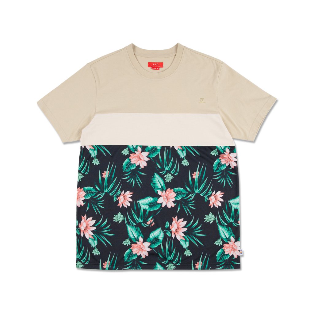 Asphalt Yacht Club Mens Palm Tri-Block T-Shirt