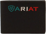 Ariat Mens Mexican Flag Embroidered Logo Bifold Wallet