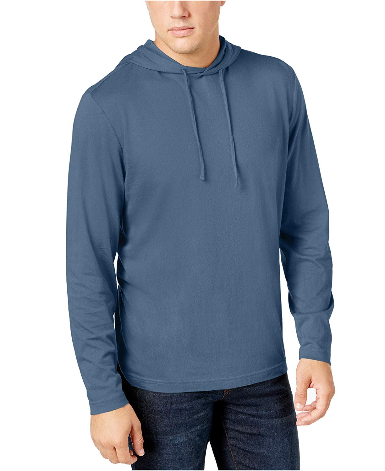 Club Room Mens Jersey Hooded Shirt