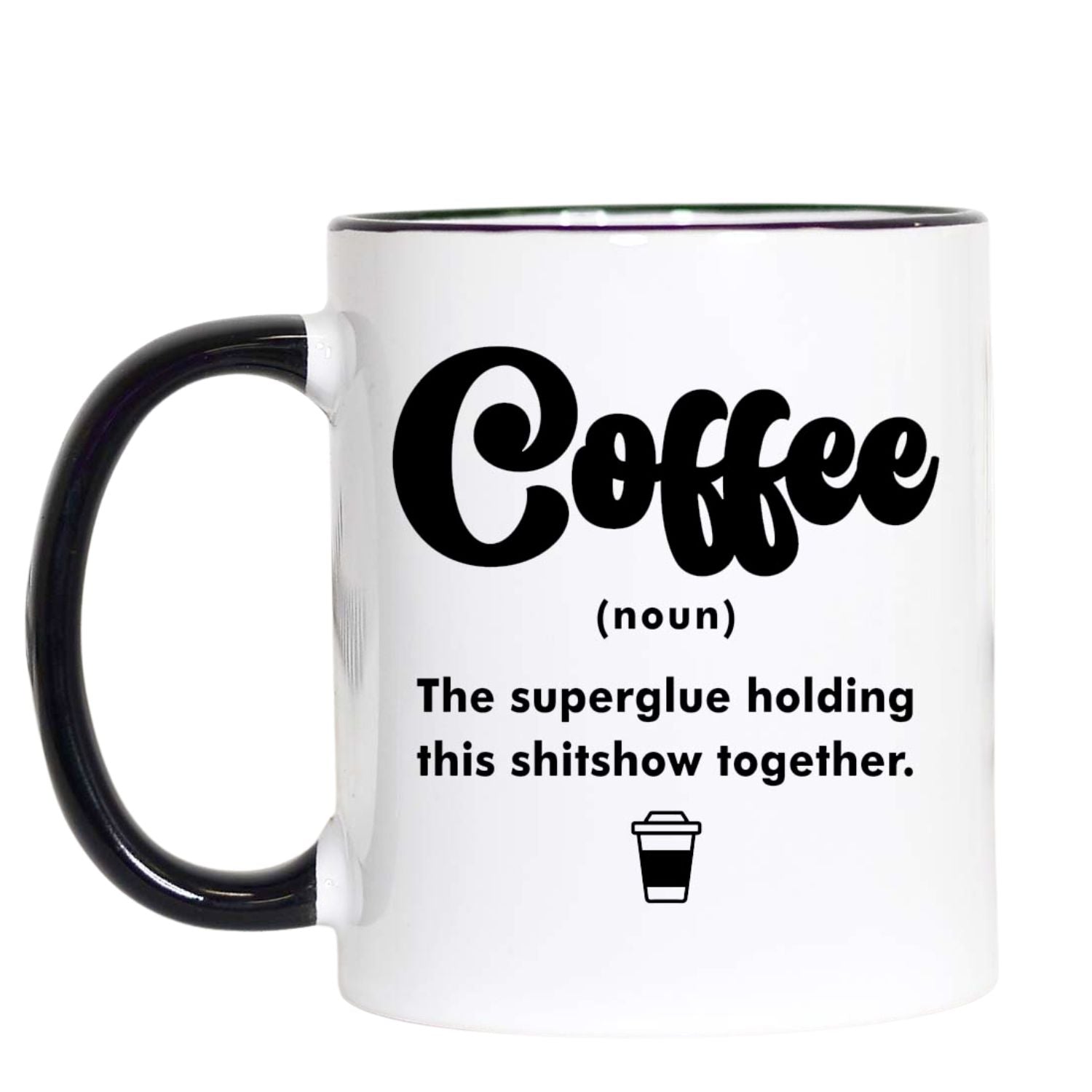 Mugsby Fun Novelty Coffee Mug White 11 oz