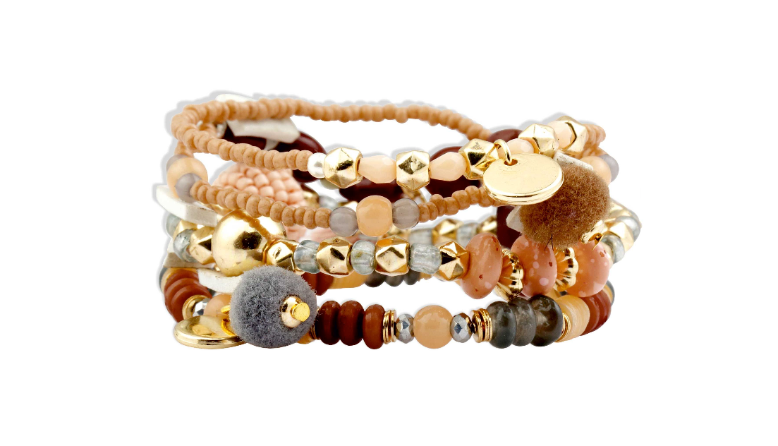 Myra Chromatic Bracelet, Pinks