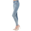 Vocal Apparel Womens Rhinestone Embellished Skinny Jeans