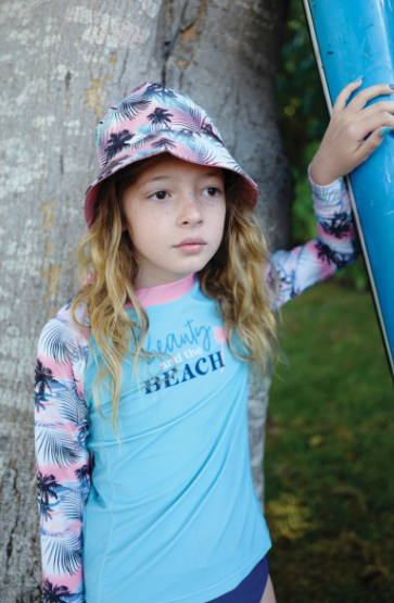 Juice Box Girls Fun In The Sun Rash Guard Swim Tee