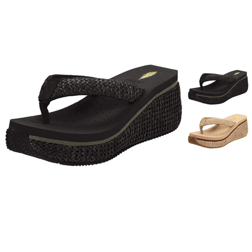 Volatile Women's Island Wedge Thong Sandal