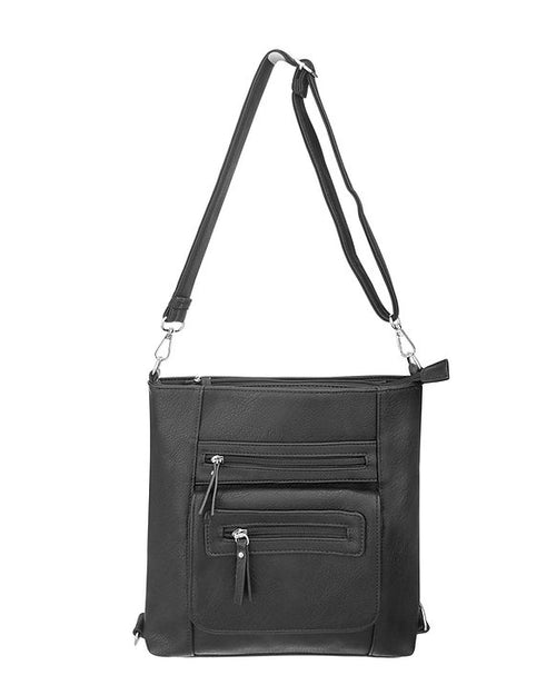 Roma Leathers Cal-Wyn Convertible Vegan Leather Backpack Bag
