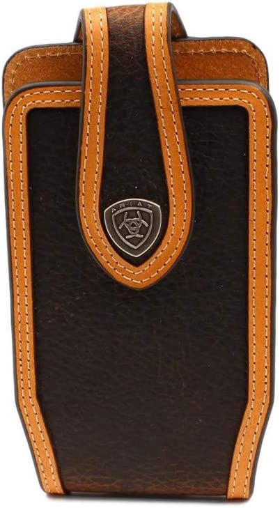 Ariat Mens Rowdy Leather 360 Degree Cell Phone Belt Clip Case