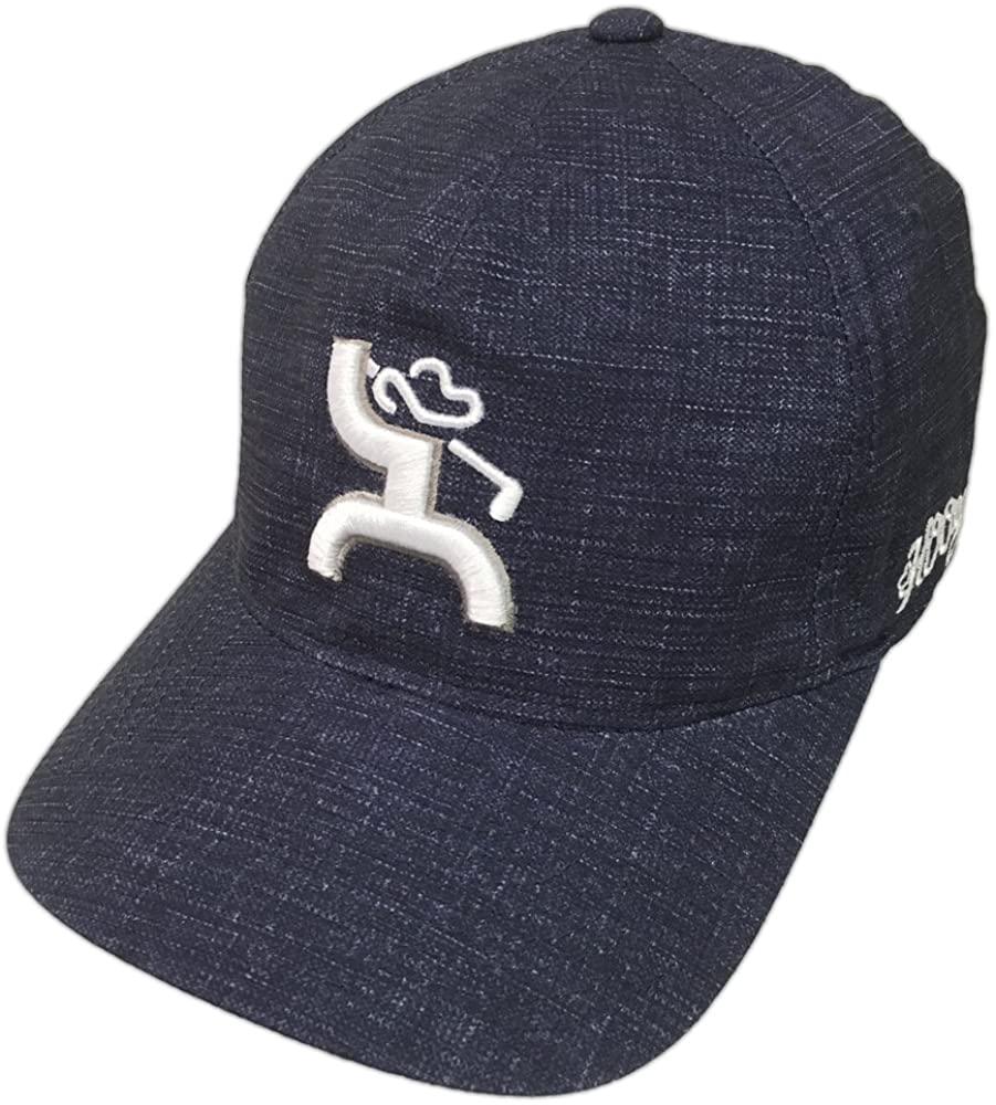 HOOEY Brand Mens Reflect Flexfit Baseball Cap Hat, Navy