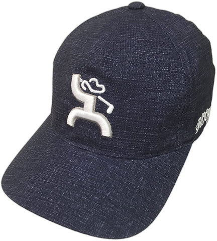 HOOEY Brand Mens Reflect Flexfit Baseball Cap Hat, Navy