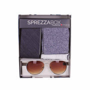 Sprezzabox Mens Blue Freestyle 5 Piece Assorted Accessory Boxed Set