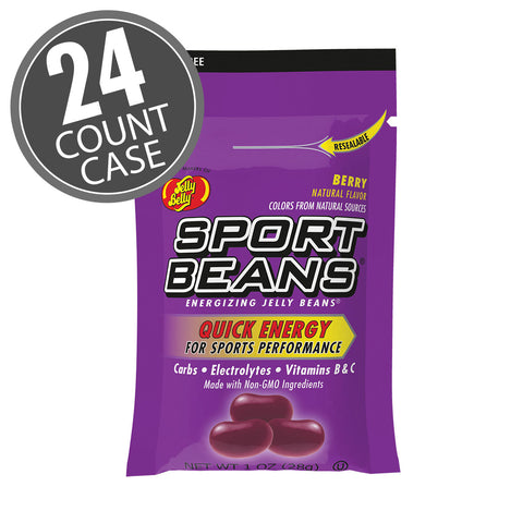 Jelly Belly Sports Beans Berry Jelly Beans, 24 Count
