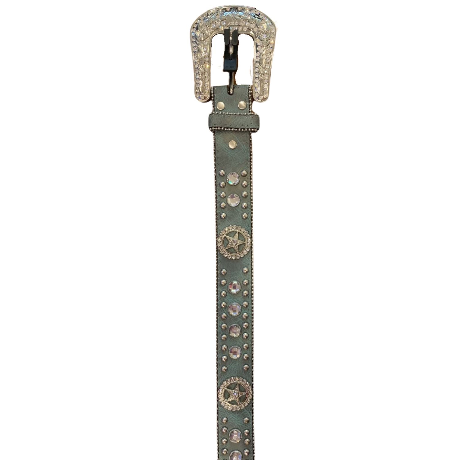 Blazin Roxx Womens Turquoise Rhinestone Belt