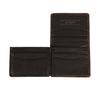 Ariat Performance Work Mens Bi-Fold Flipcase Leather Wallet (Dark Rowdy Brown)