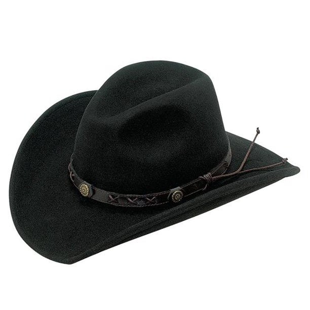 Twister Mens Dakota Crushable Wool Wide Brim Cowboy Hat