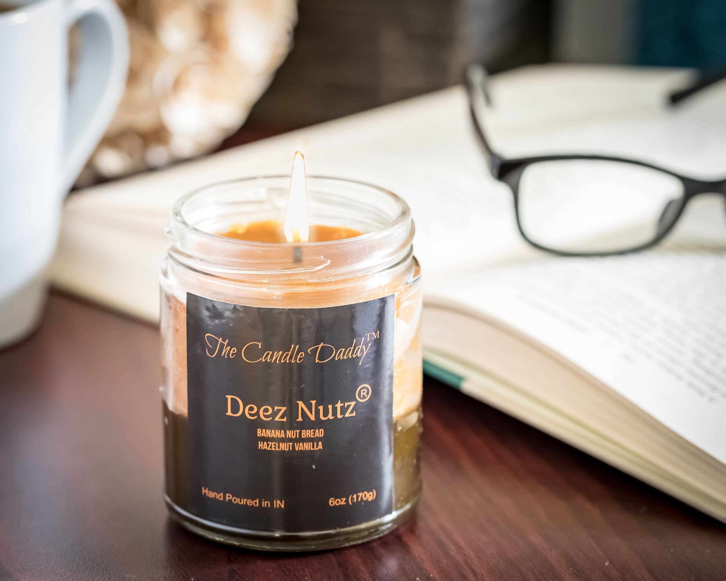 The Candle Daddy Scented Candle, 6 oz Jar