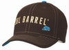 DBL Barrel Mens Double Barrel Logo Embroidered Cap (Brown/Blue)