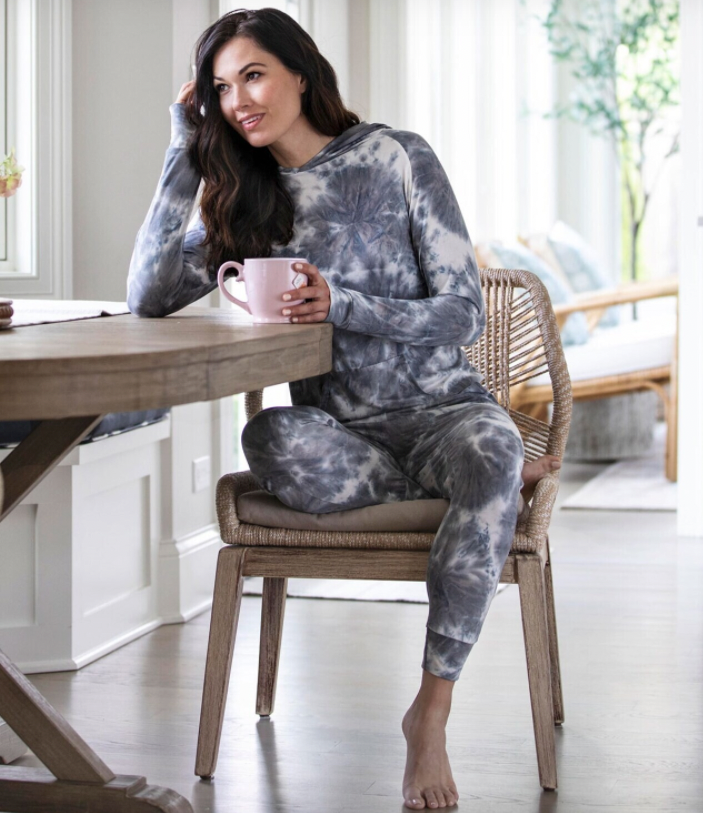 Hello Mello Dyes The Limit Lounge Hoodie, Tie Dye