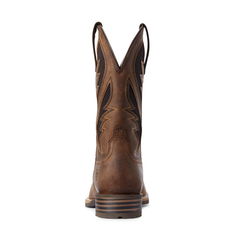 Ariat Mens Hybrid VentTEK Western Wide Square Toe Leather Boot