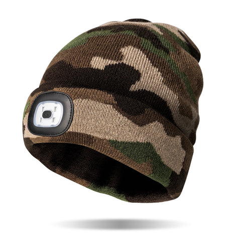 Night Scope Explorers Collection Knitted Rechargeable LED Beanie