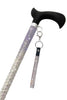 Jacqueline Kent Cupcake Collection Adjustable Aluminum Crystal Cane