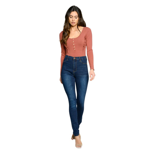 Zenana Womens High Rise Skinny Denim Jeans