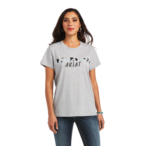 Ariat Womens Real Cow Pasture Short Sleeve Tee