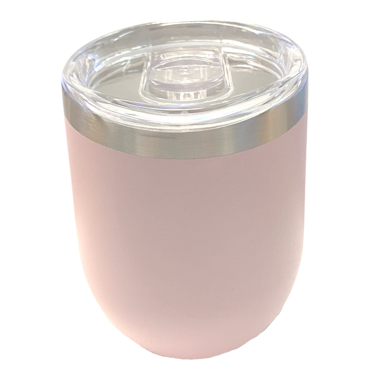 Carson Home Accents Stainless Steel 12 Ounce Wine Cooler with Splash Proof Lid