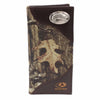 ZEP-PRO Mens Mossy Oak Nylon/Leather Wildlife Concho Wallet