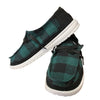 Gypsy Jazz Womens Prima Buffalo Plaid Slip On Fashion Sneaker