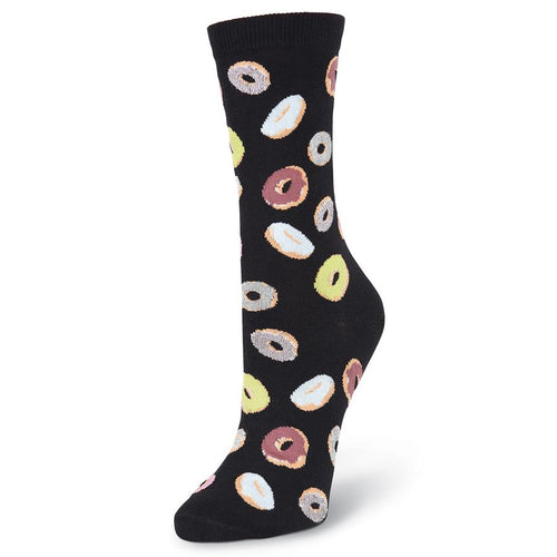 K. Bell Womens Donuts Crew Socks